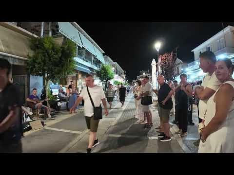 Lefkada Nydri night walk Aug 2025