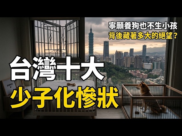 「寧願養狗也不生小孩」背後藏著多大的絕望？台灣十大少子化慘狀，無數父母看完沉默了……