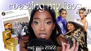 roasting my fav celebrities met gala outfits | met gala 2022