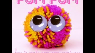 Fun KiDS craft : How to make a pompom!