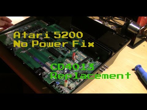 Atari 5200 Power Fix (CD4013 Replacement)