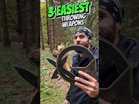 3 EASIEST Throwing Weapons #skills #shorts #martialarts #ninja