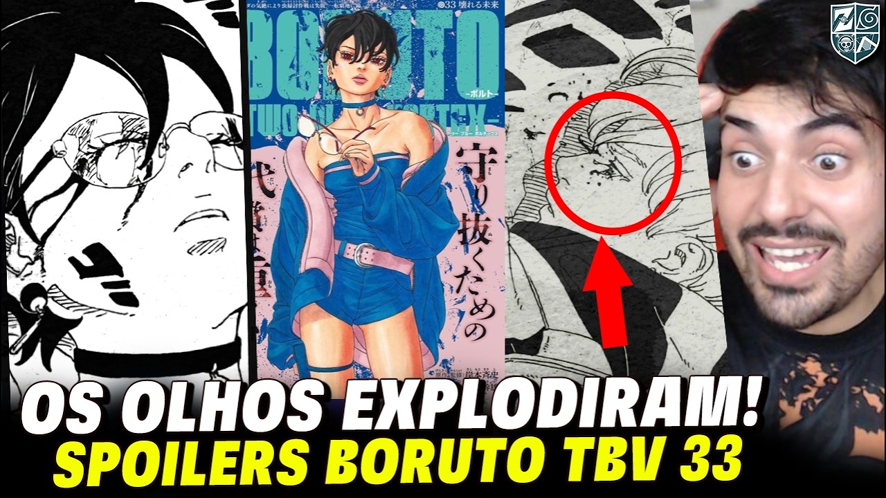 OS OLHOS EXPLODIRAM! - Spoilers Boruto TBV 33