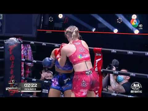 INFLICTION FIGHT SERIES  Nathalie Pavlides VS Keawta Songrittransport FIGHT HIGHLIGHTS