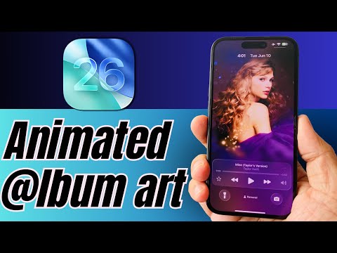 Full Screen Animated Album Art lock Screen in iOS 26 on iPhone (Fix & Enable Settings)