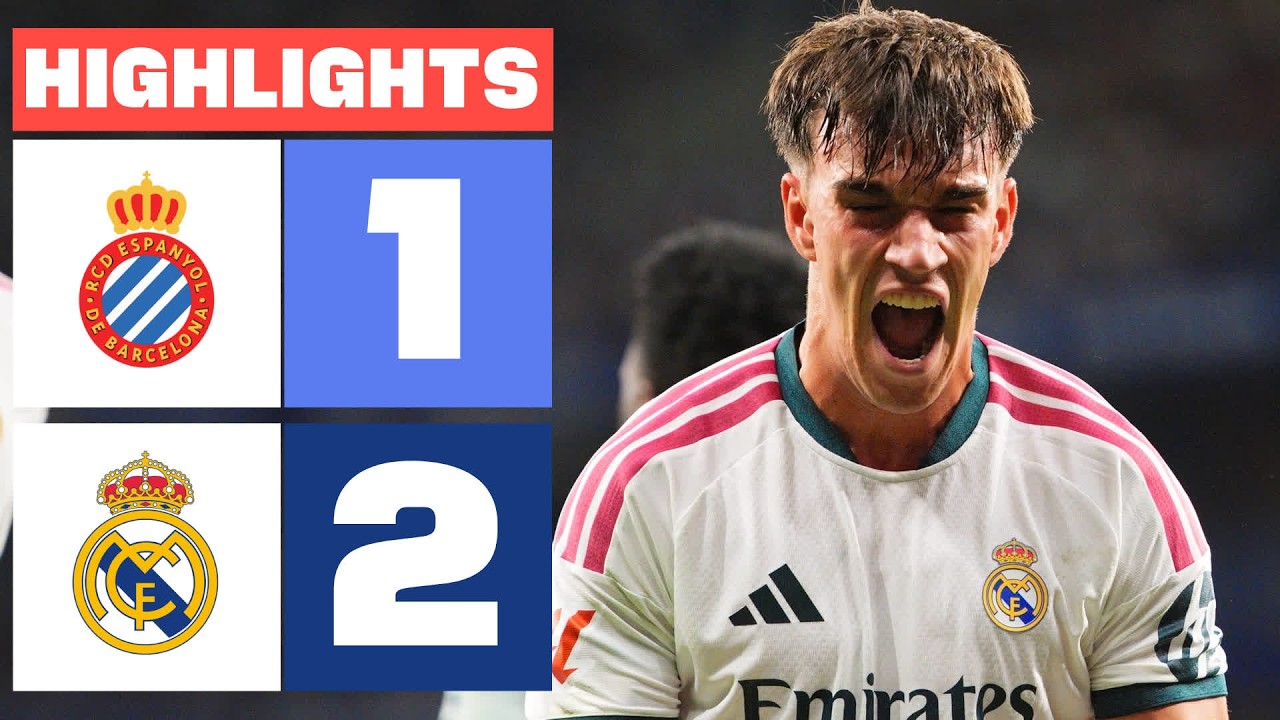 RCD ESPANYOL 1 - 2 REAL MADRID | HIGHLIGHTS LALIGA EA SPORTS