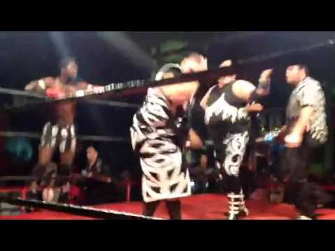 KUVATRO AND NACO VS. RIOT RAZE AND JOE BULROG VS. MENACE AND JASON SPEED