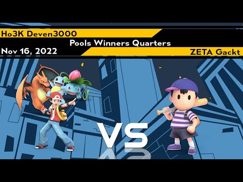[Smash Ultimate] Ho3K | Deven3000 vs ZETA | Gackt - Xeno267 (Pools Winners Quarters)