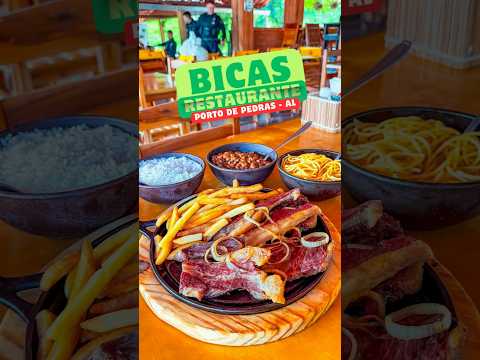 Almoço regional próximo às praias famosas de Alagoas #japaratinga #patacho #portodepedras
