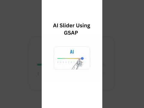AI Slider Animation Using GSAP