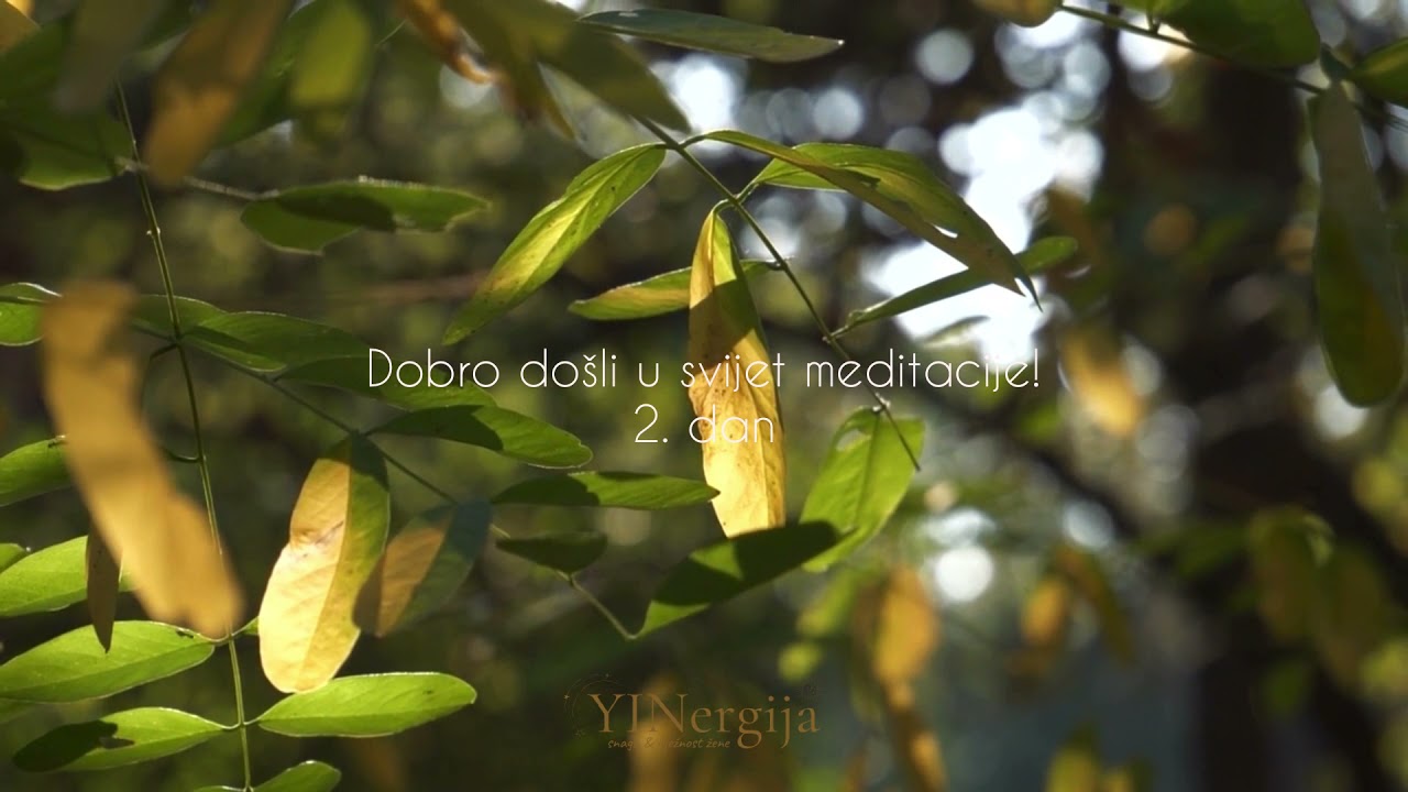 Uvod u meditaciju - drugi dan - kratka meditacija za početnike
