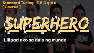 Rocksteddy - Superhero Wish Bus 107.5 version | Lyrics with Guitar CHORDS