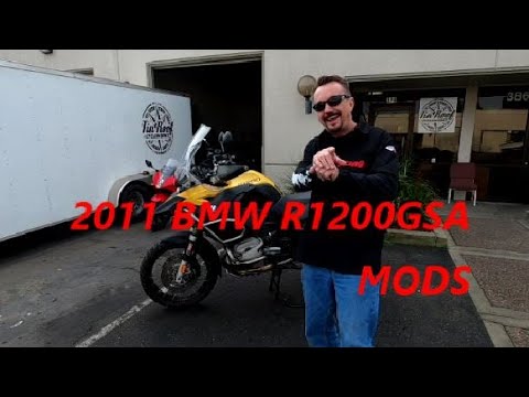 2011 BMW R1200GSA MODS