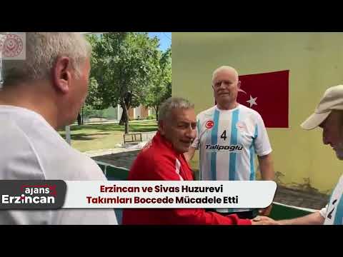 Erzincan ve Sivas Huzurevi Takımları Boccede Mücadele Etti