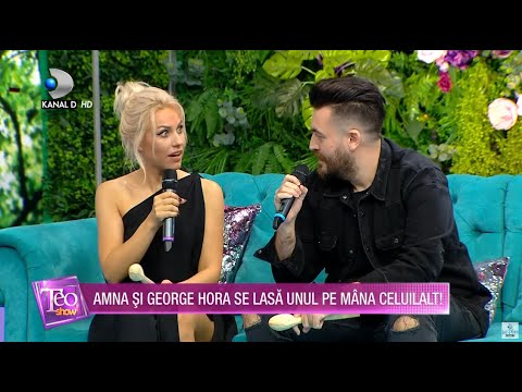 Teo Show (17.11.2020) - Amna si George Hora se lasa unul pe mana celuilalt! Cat de bine se cunosc?