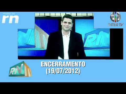 Encerramento do RN TV 1º Edição (19/07/2012) Inter TV Cabugi