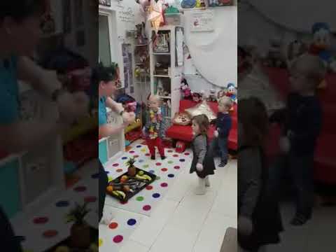 Buttercup Lane Childminders Exercising and having fun