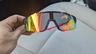 FEISEDY Sports Sunglasses for Men Women Youth Baseball Cycling Running Softball Biking Glasses