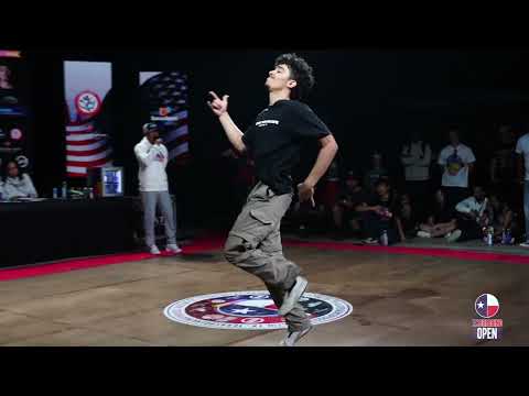 D-Menace Vs Valencio -B-Boy Top 8  - Texas Breaking Open - Breaking For Gold USA