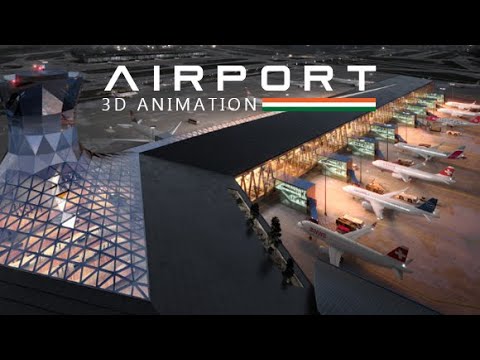 Airport 3d Animation Walkthrough