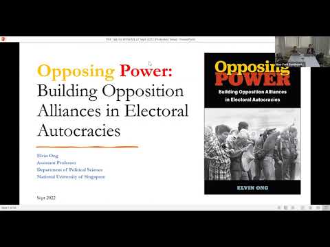 Opposing Power: Building Opposition Alliances in Electoral Autocracies