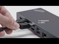 ThinkPad Hybrid USB-C with USB A Dock Product Tour