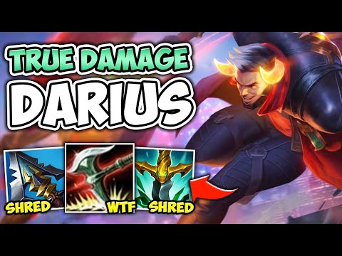 100% ARMOR SHRED DARIUS CUTS THROUGH ANYTHING! (THIS IS BROKEN) - League of Legends