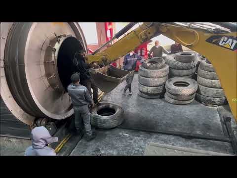 The first true review of Chinese pyrolysis plant for waste to fuel.