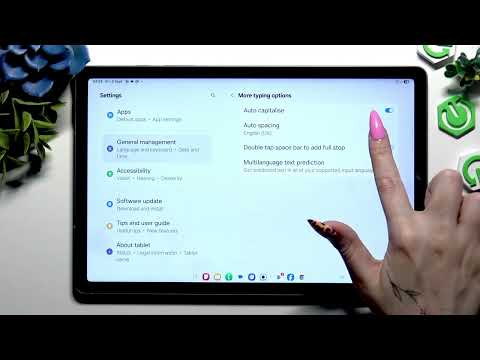 SAMSUNG Galaxy Tab S10 Lite 5G – How to Find Text Correction Settings