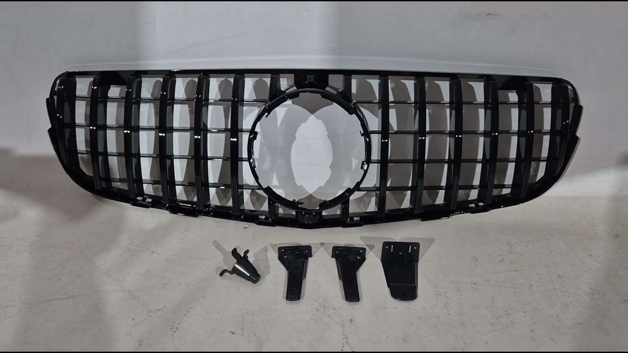 Mercedes GLC X253 2015-2022 рр. Передня решітка GT Panamericana (2015-2019) Video 1