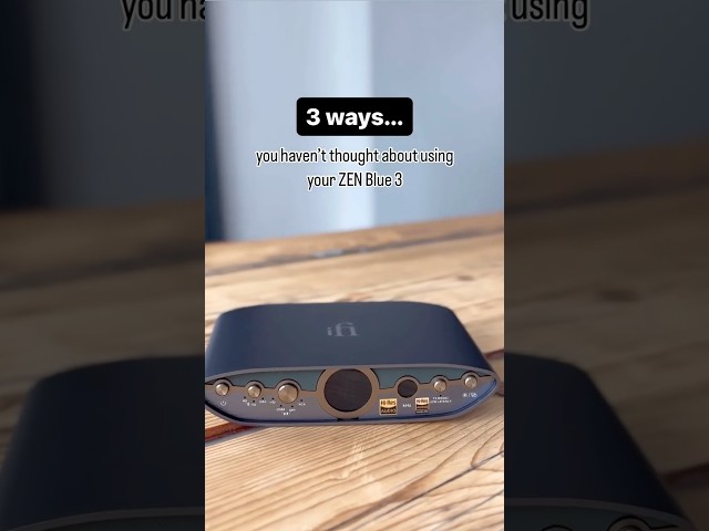 Vídeo relacionado con IFI Transmisor y receptor de alta fidelidad Zen Blue 3, bluetooth sin pérdidas 5.4