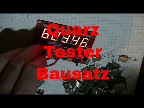 1Hz 50MHz Crystal Oszillator Tester Frequenzzähler Bausatz - eflose #1069