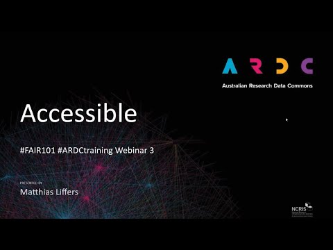 FAIR Data 101 webinar 3