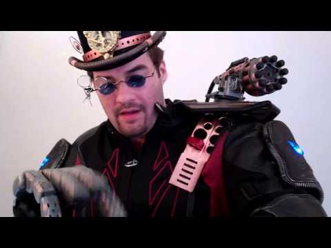 Steampunk Cyborg- for the " Halloween Great Create Challenge" At RadioShackDIY.com