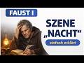 Faust I – Szene „Nacht“ einfach erklärt | Zusammenfassung & Analyse fürs Abi 2026