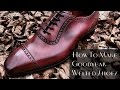 HOW TO MAKE SHOES. GENTLEMAN´S GASETTE. COMO SE HACÍAN ZAPATOS DE HOMBRE PLANTILLADOS.