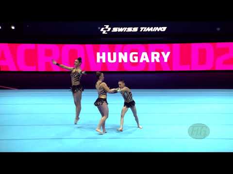 Hungary (HUN) - 2022 Acrobatic Worlds, Baku (AZE) - Balance Qualification  Women's Group