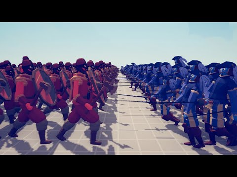 [500x BATTLE] VIKINGS vs FENCERS  - Totally Accurate Battle Simulator