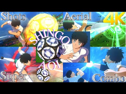 Shingo Aoi - All Shots + Super Shots + Combo + Aerial | Captain Tsubasa: Rise of New Champions