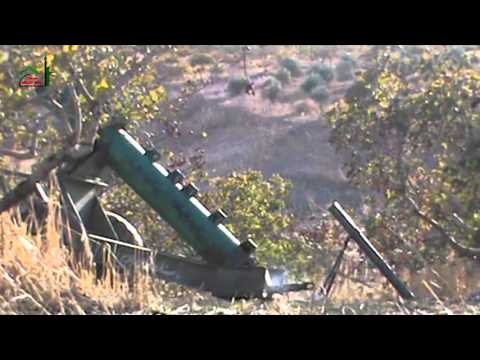 استهداف تجمعات قوات النظام في جبهات ريف حماة الشمالي بواسطة قذائف الهاون من قبل جبهة أنصار الإسلام