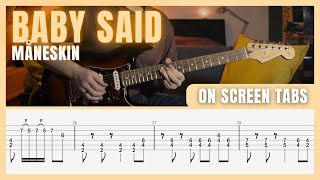 Baby Said - My¥neskin (Guitar Lesson/Tab)