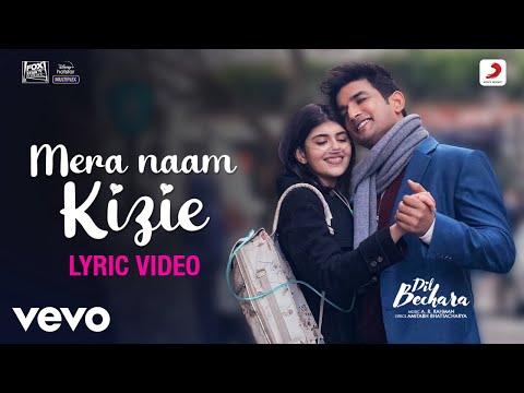 Poster mera naam kizie lyrics – dil bechara