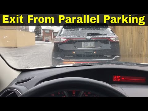 How To Exit A Parallel Parking Space-Driving Tutorial