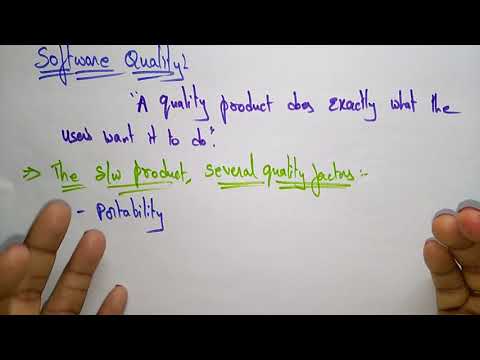 software quality | software engineering |