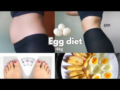 I Lost 6kgs! EGG DIET in 5 days! Lose and remove that BELLY FAT fast?! see results!
