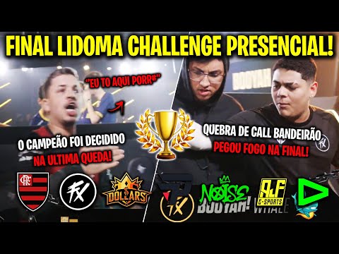 É CAMPEÃOO FLAMENGO FLUXO FAZ O P? DECIDIDO NA ULTIMA QUEDA! FINAL PRESENCIAL LIDOMA CHALLENGE!