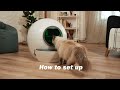 How to Set up Els Pet Self-cleaning Cat Litter Box?