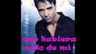 luis fonsi &amp; cristina aguilera (si no te hubiera conocido)  con letra