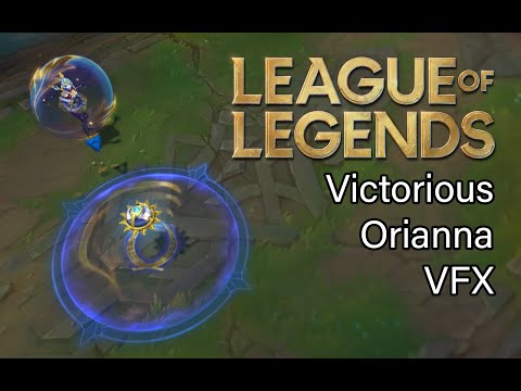 Victorious Orianna skin visual effects