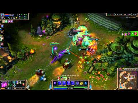 Ahri team fight after survive but inattention to the end